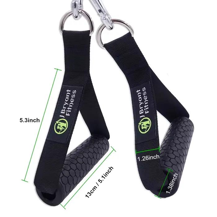 Attache cable musculation equipement Poignée de gymnastique antidérapante d-ring tirer la barre