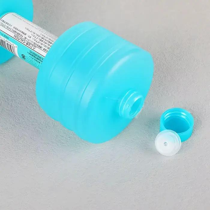 Haltères de fitness aérobique multi-usages à injection d'eau pour la force des bras