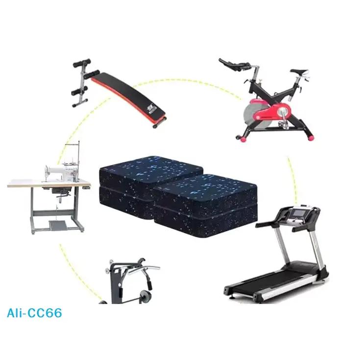 【C】 4 tapis de protection pour tapis de course