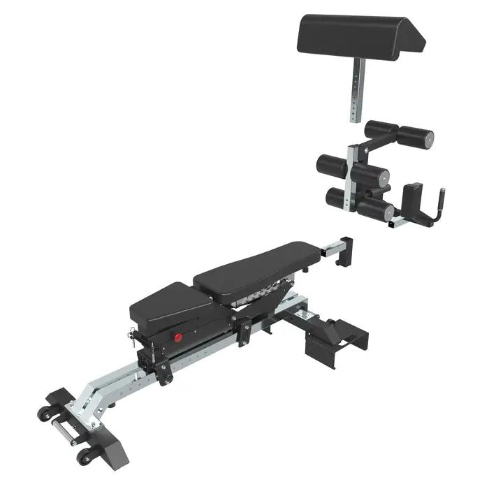 Banc de musculation réglable avec accessoires