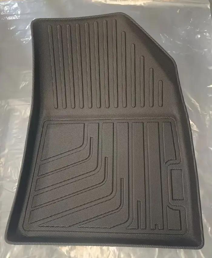Tapis de sol de voiture personnalisés haut de gamme double couche sur mesure 3D 5D en TPE pour BYD Yuan Up 24