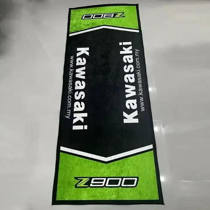 Tapis de Garage tapis de Moto course Cool Moto affichage tapis Kawasaki pour Kawasaki tapis de zone de Moto tapis de décoration de sol antidérapant