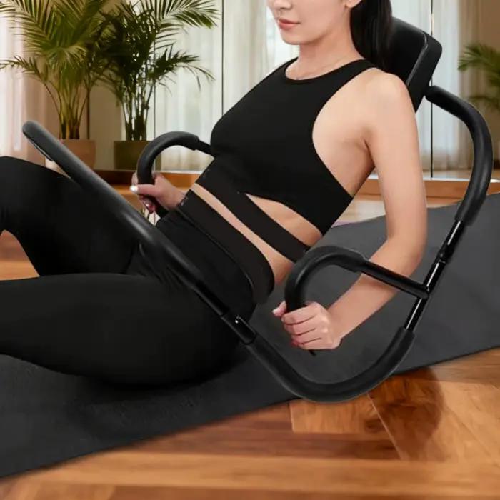 Appareil de musculation abdominale pour adultes unisexe avec appui-tête rembourré