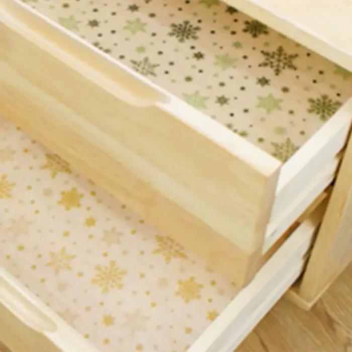 Polymères de table de cuisine étanches à l'huile, proximité des wers, armoires, doublures d'étagères, détruisez l'isie, flocon de neige, napperon Upboard, chaussures