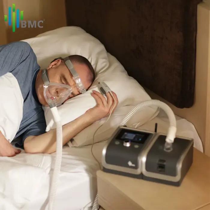 BMC Utilisation à domicile Appareil CPAP E-20C Dispositif à pression fixe avec masque et humidificateur pour anti-ronflement Apnée du sommeil Aide au sommeil BPCO