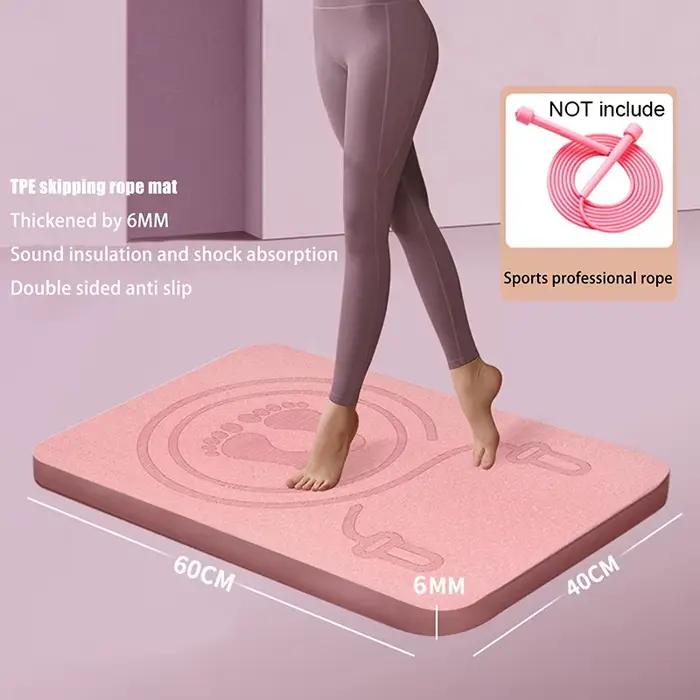 Nouveau tapis de saut à la corde 6MM anti-bruit