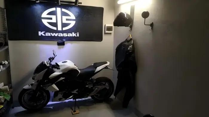 Tapis de Garage tapis de Moto course Cool Moto affichage tapis Kawasaki pour Kawasaki tapis de zone de Moto tapis de décoration de sol antidérapant