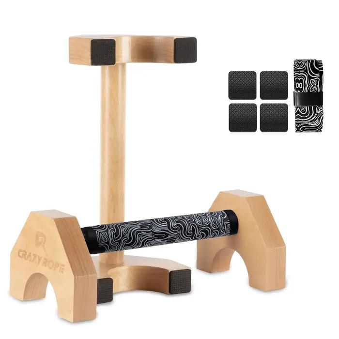1 paire de supports de barre de poussée en bois