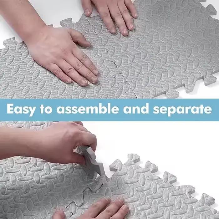 Prix usine 30*30 cm sol imbriqué salle de sport Eva mousse Tatami tapis amorti sol Puzzle