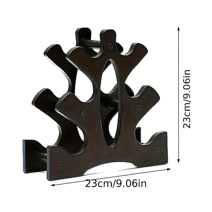 Lot de 1/2 étagères de rangement supérieures à 3 niveaux pour haltères