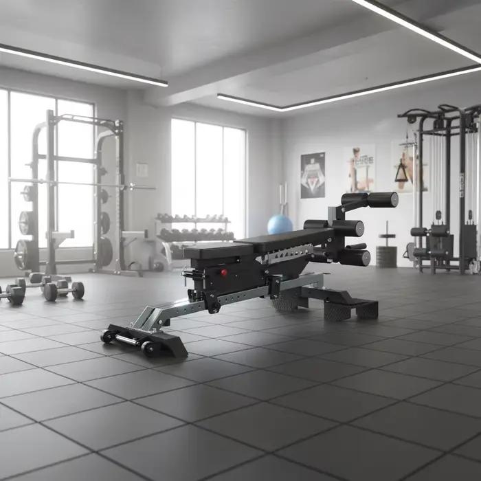 Banc de musculation réglable avec accessoires