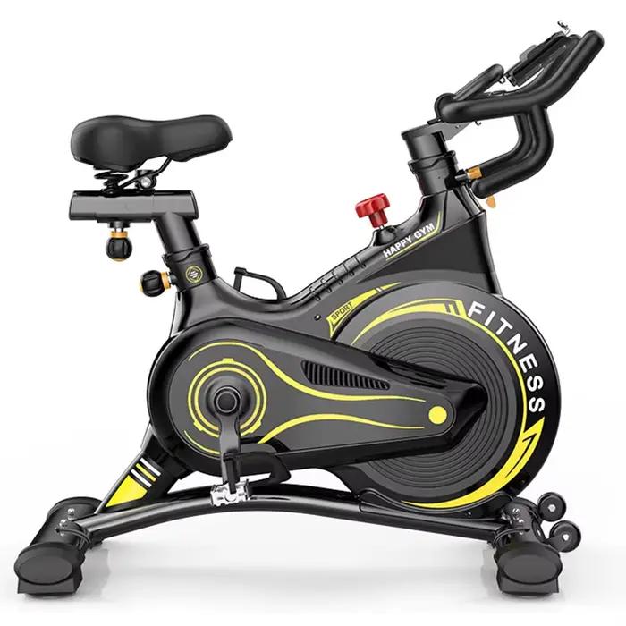 Vélo d'exercice en acier avec volant d'inertie intégré