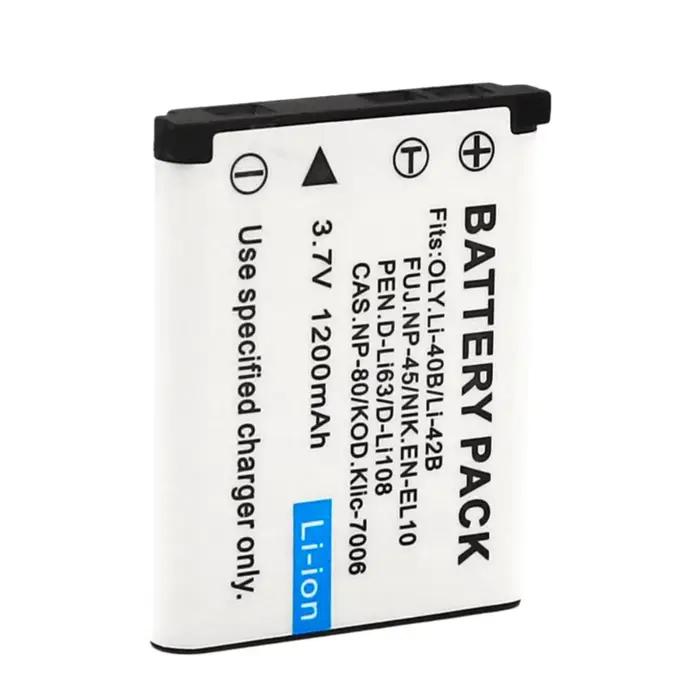 Chargeur de batterie EN-EL10 Li-42B Li-40B FNP-45 A D-Li63 D-Li108 CNP-80 KLIC-7006 pour Nikon OLYMPUS FUJIFILM Pentax Casio Kodak