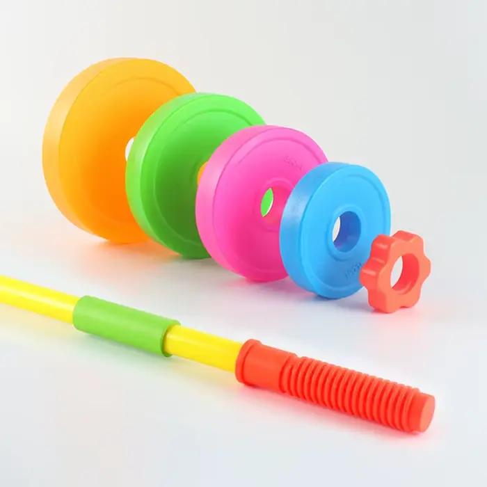 Haltères de sport pour enfants, haltères réglables, jeux d'activités de plein air, entraînement physique pour la croissance