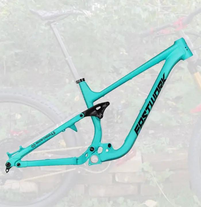 Cadre de vélo Enduro, suspension intégrale, 29/27.5ER, alliage d'aluminium, Soft Tail, 4 liens, VTT AM, DH Downhill, 12x148mm, DPD vers EU UK