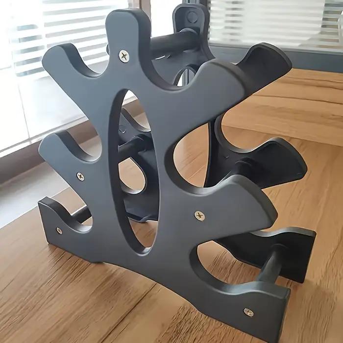 Lot de 1/2 étagères de rangement supérieures à 3 niveaux pour haltères