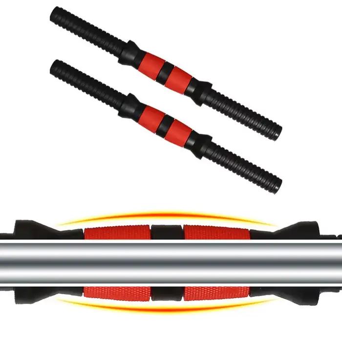 Tige de connexion universelle pour haltères, transformable en barre d'haltères ou poignée de kettlebell, avec écrou de fixation, accessoire pour musculation masculine à domicile