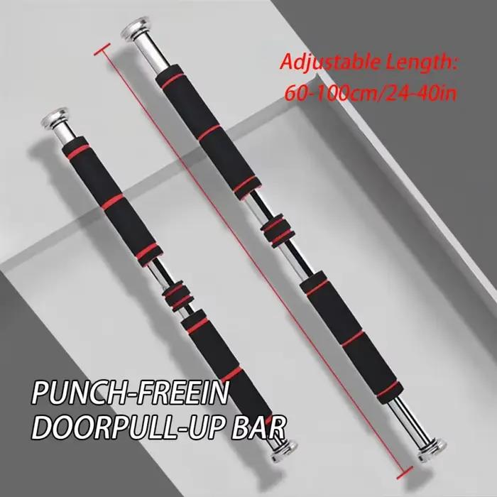 Barre horizontale murale pour entrainte à domicile sans perçage adaptable à la porte, équipement de fitness pour exercices de force et de traction simple et parallèle pour hommes et femmes