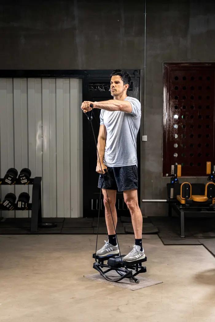 Mini Stepper en ABS et Acier pour Exercices Cardio à Domicile