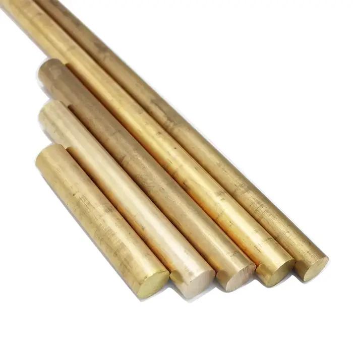 Tiges en laiton à barre ronde en laiton 1 2 3 4 5 6 8 10 12 14 15 16 18 20 mm à 120 mm