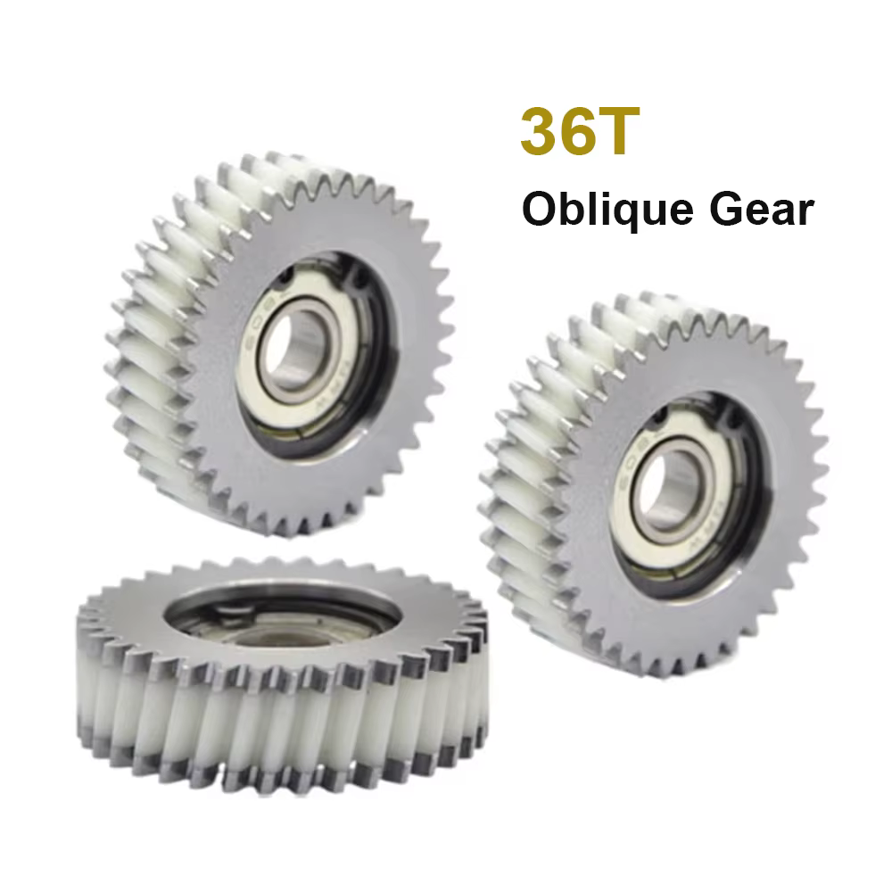Engrenage planétaire oblique pour vélo électrique, 36 dents, engrenages hélicoïdaux avec roulements 