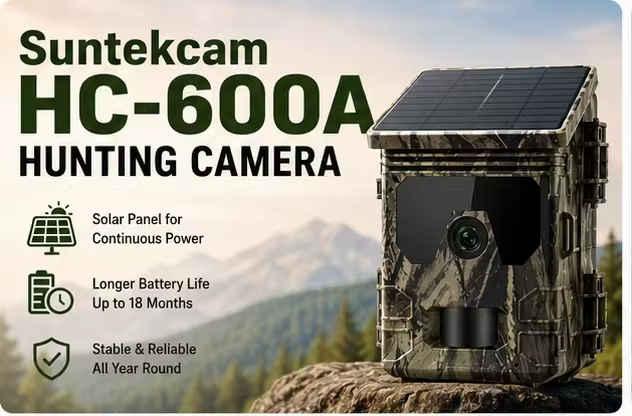 Caméra de surveillance solaire pour la faune 50MP 4K avec vision nocturne, détection de mouvement 0,