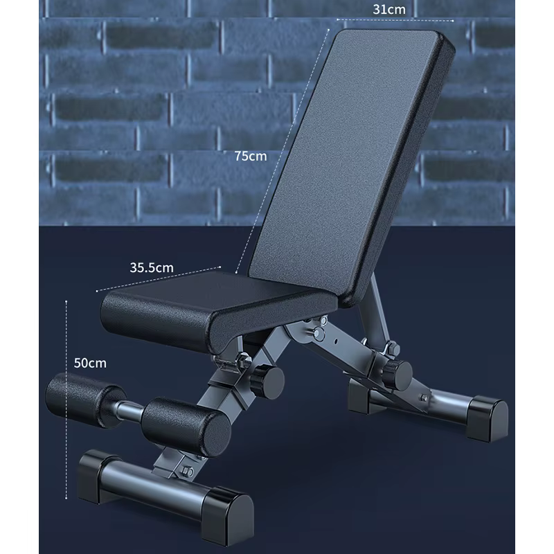 Chaise romaine pliante multifonctionnelle professionnelle, tabouret d'haltères, banc de fitness d'ha