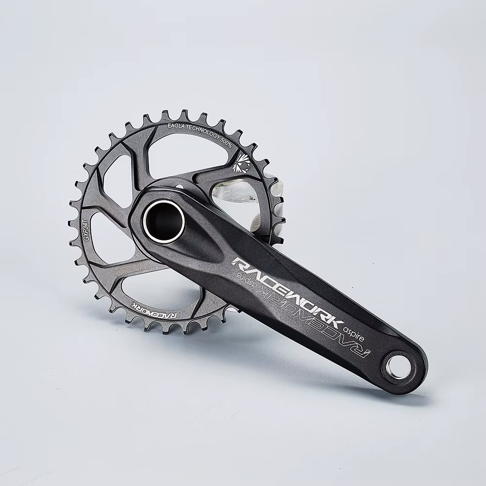 RACEWORK vtt pédalier 170/175mm VTT manivelle étroite large plateau 32/34/36/38T 11/12S vélo pédalie