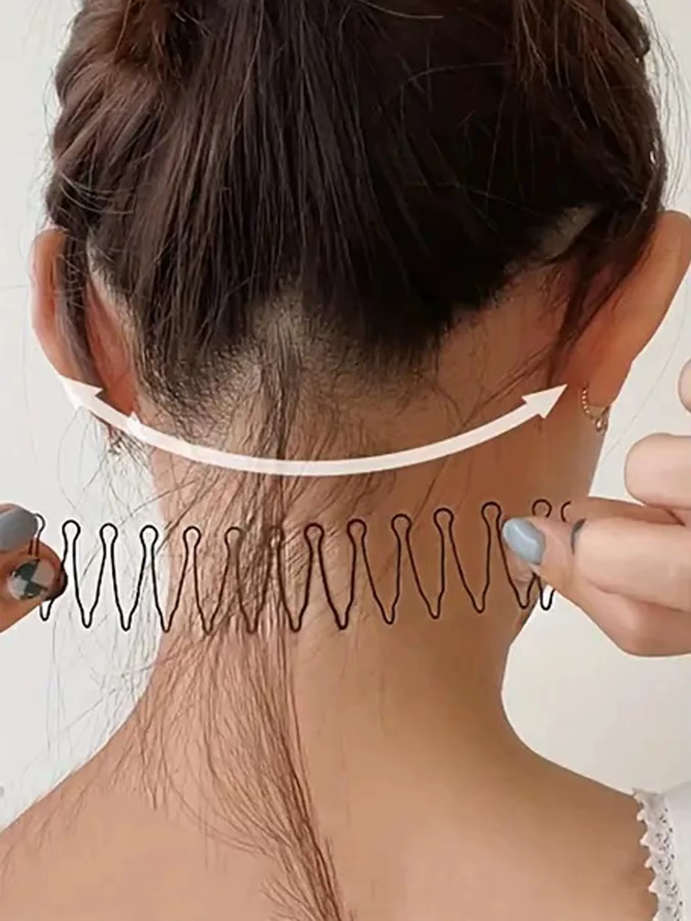 Fourchette à Cheveux Ondulés pour Femme, Peigne Fixateur, Pinces, Épingles à Cheveux, Mini Porte-Fra