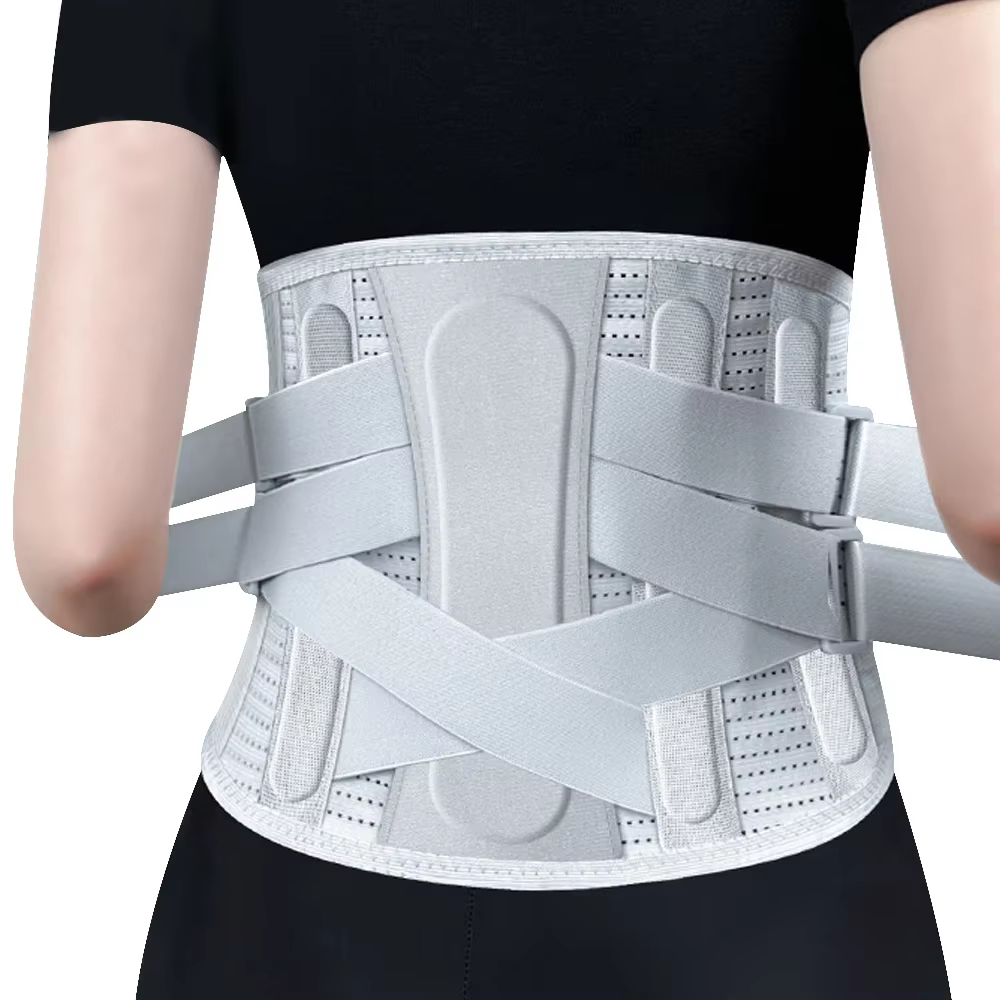 Orthèse dorsale pour soulager les douleurs lombaires, ceinture de soutien lombaire avec coussinet lo