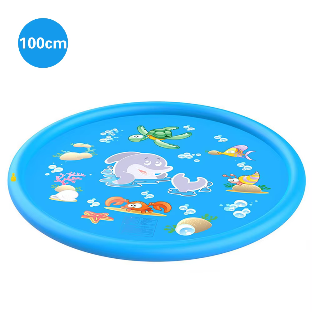 Tapis d'arrosage gonflable pour enfants, 170/150/100cm, jeu de plage, Spray d'extérieur