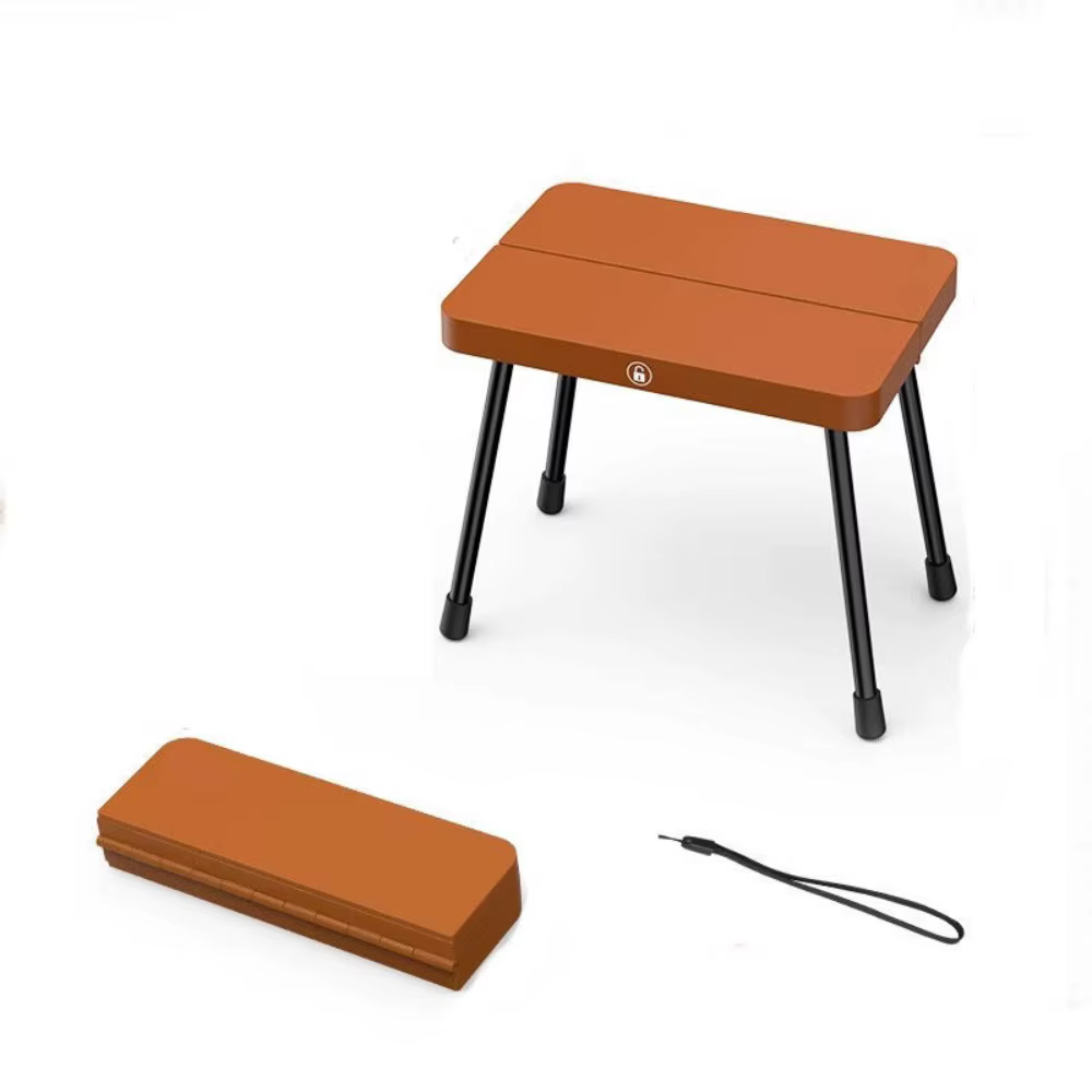 Chaise pliante en alliage d'aluminium, petit banc robuste et résistant à l'usure, tabouret pliable C
