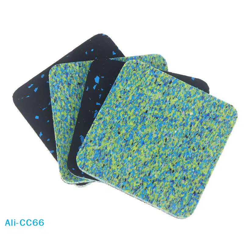 【C】 4 tapis de protection pour tapis de course, équipement de fitness, isolation phonique, tapis abs