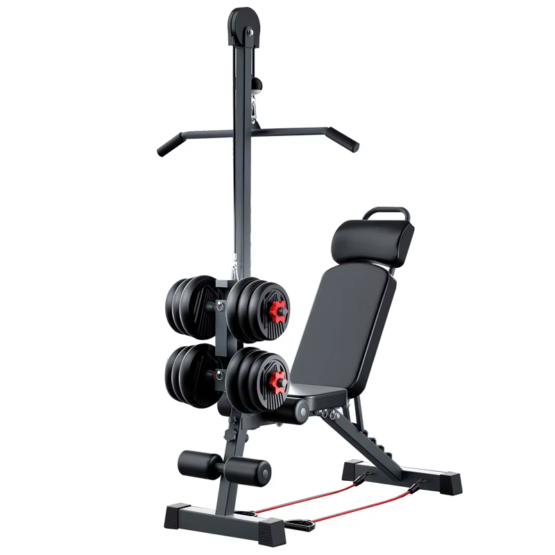 Banc d'haltères pour hommes, aide assise, équipement de Fitness, exercice multifonction à domicile, 