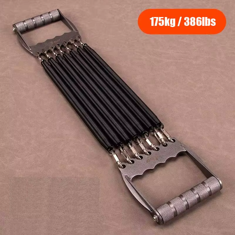 Extenseur de poitrine réglable Max 175 kg / 386 lb avec 7 ressorts pour entraînement de musculation