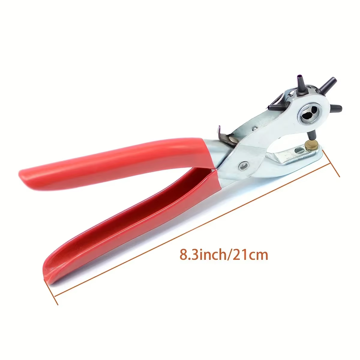 Perforateur de trou de cuir, perforateur de trou de ceinture de 9 "pour le cuir robuste, perforateur
