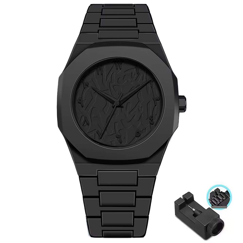 Mode 2025 simple hommes montre à quartz Casual Business PC bracelet hommes vie montre - bracelet éta