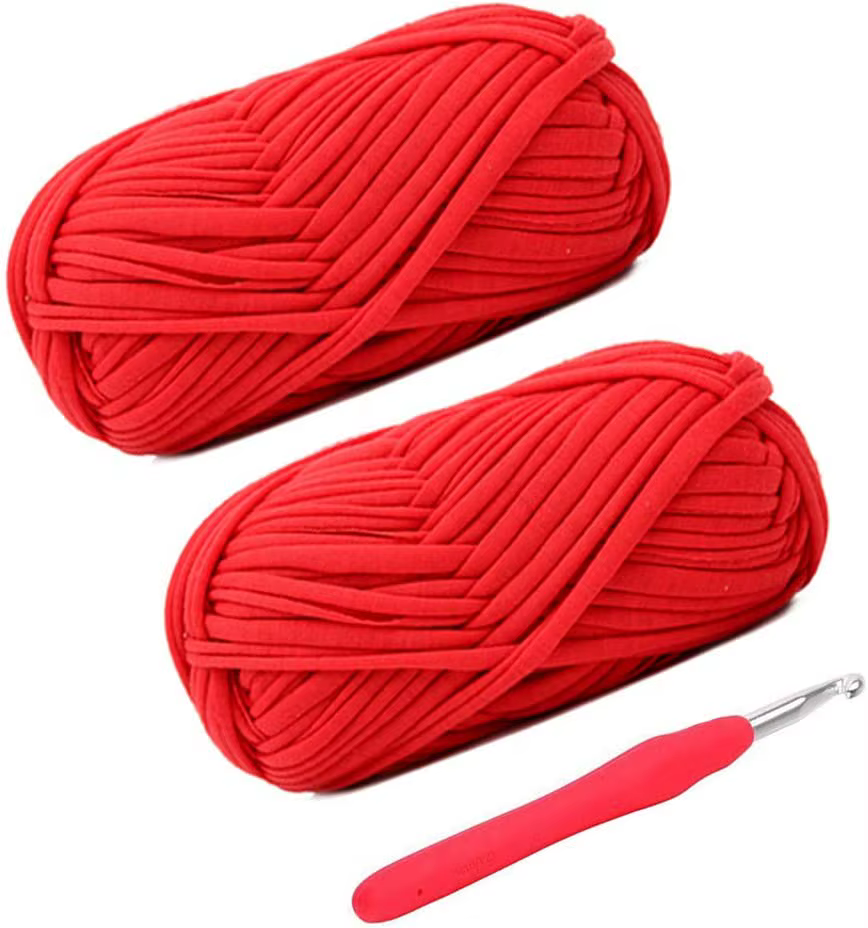 Fil à tricoter 200g pour tissu, T-Shirt, tapis, sac de bricolage, couverture, coussin, projets de Cr