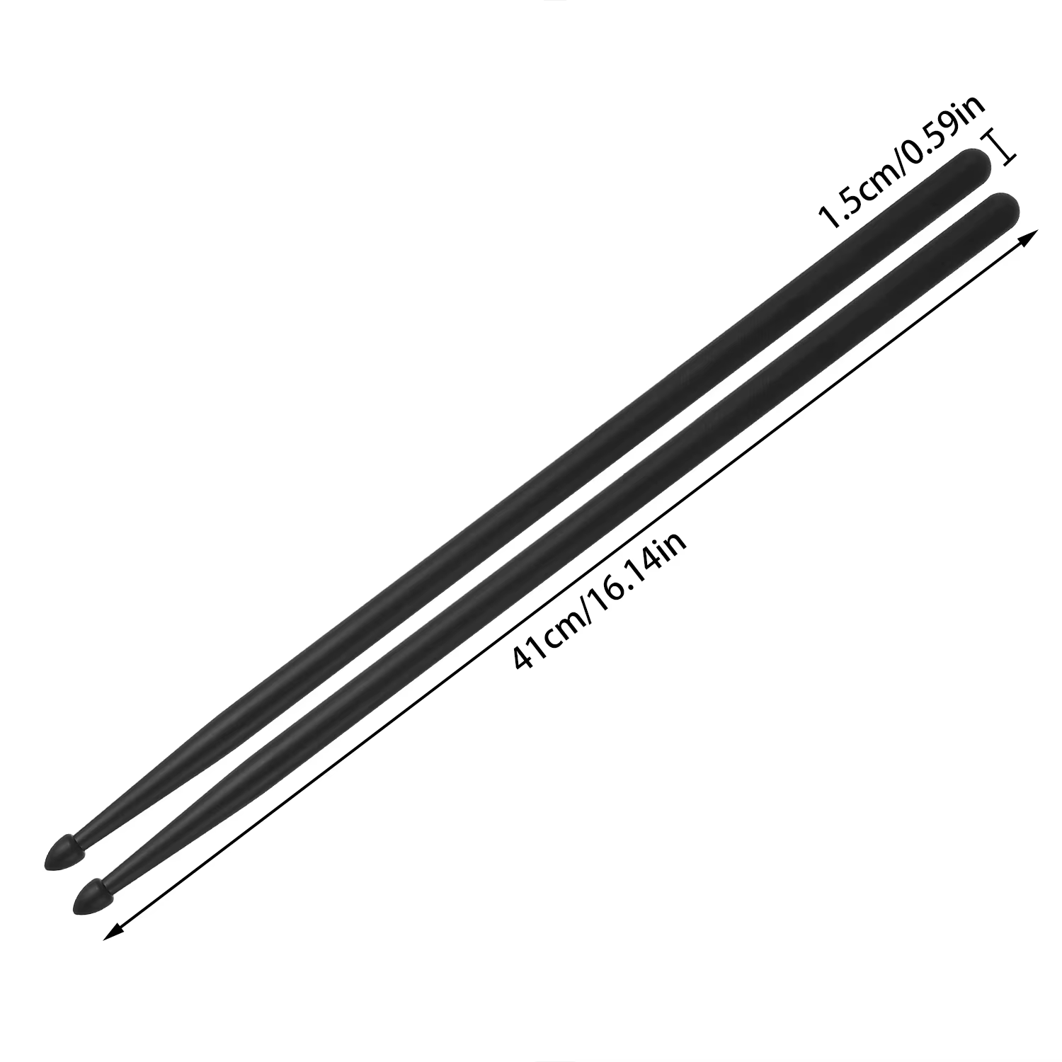 1 paire de nouveaux accessoires de Percussion 5A, baguettes en Nylon pour instruments de musique, ba