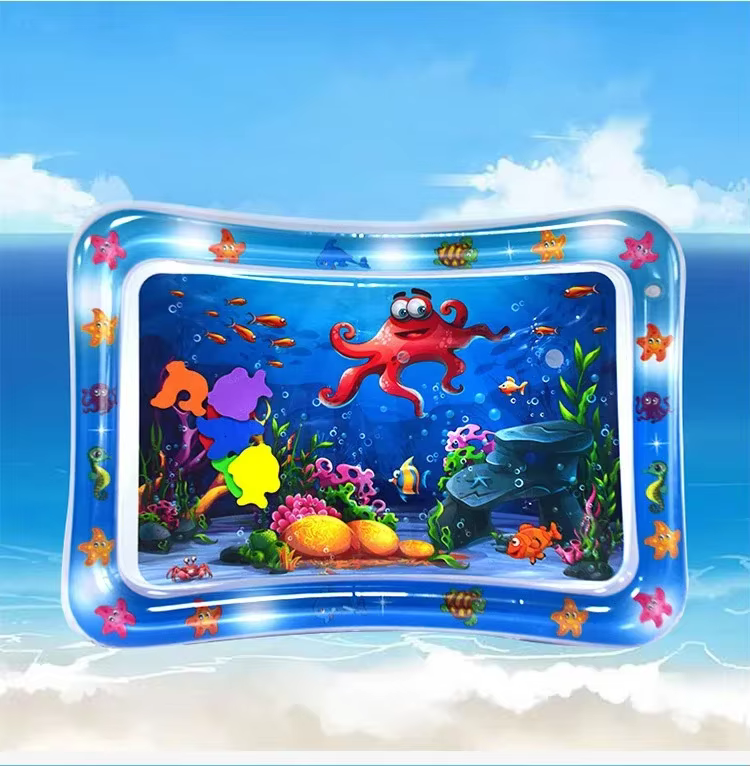 Tapis de jeu d'eau pour bébé, coussin gonflable en PVC, tapis de jeu pour bébé en bas âge, activité 