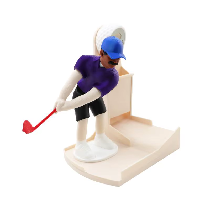 Figurine de golfeur, ouvre-bouteille avec emplacement pour collectionneur de capsules, décoration de