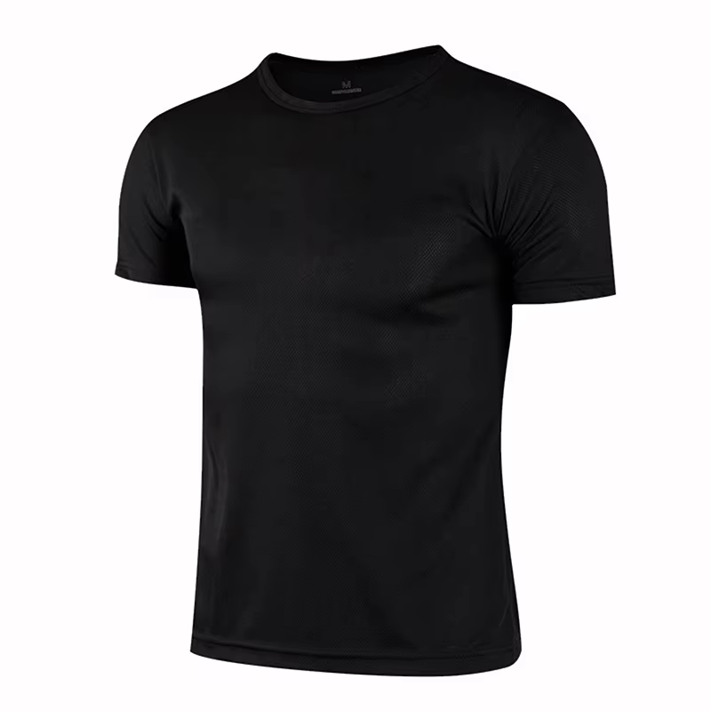 T-Shirt de Sport multicolore à manches courtes, séchage rapide, maillots de gymnastique, chemise de