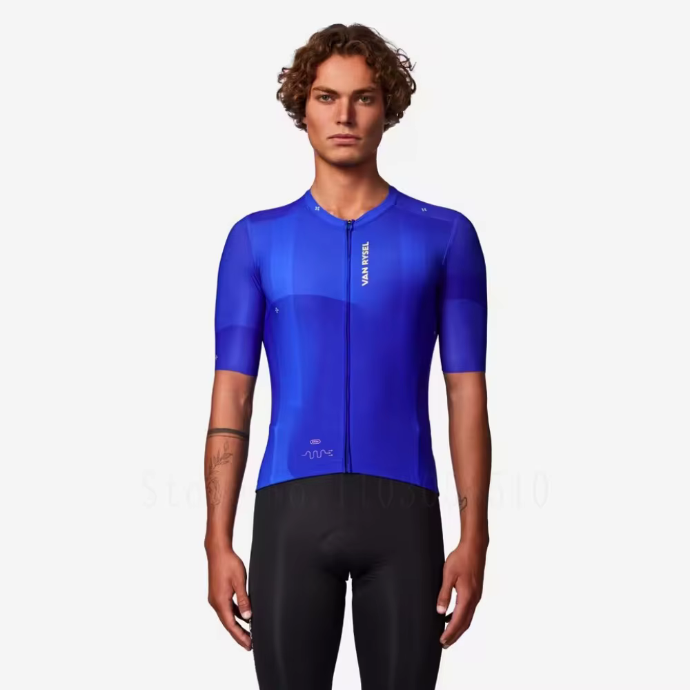 Maillot de cyclisme pour hommes, vêtements d'entraînement, maillot de vélo VTT d'été à manches court