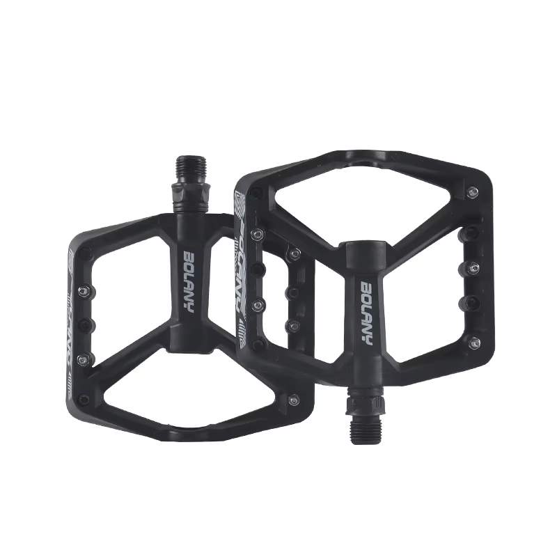 BOLANY-Pédales de vélo en nylon anti-aldes avec roulement, pédales de lubrification VTT ultralégères