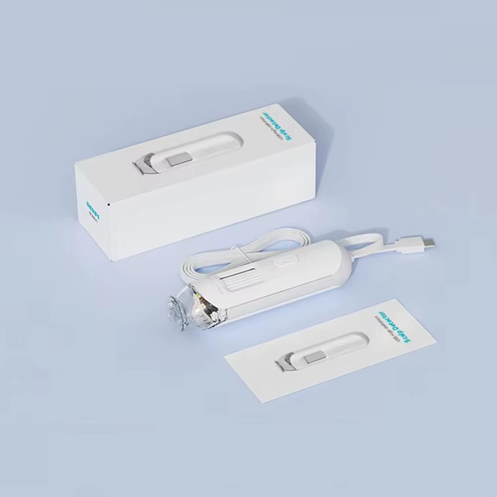Nouveau détecteur de cuir chevelu de cheveux de peau testeur dermatoscope numérique HD 50X/200X anal