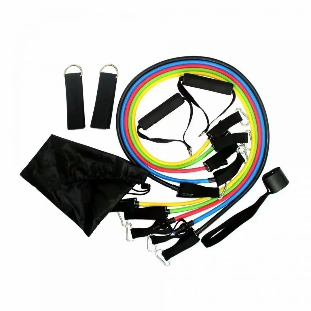 Ensemble de 11 pièces de corde de Tension de Fitness, bande élastique, corde élastique, dispositif d
