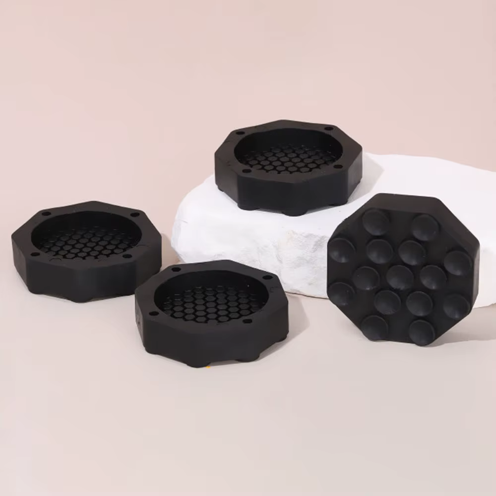 Coussinets Anti-Vibration en Silicone, 4 pièces, pour Machine à laver, réfrigérateur, tapis épais an