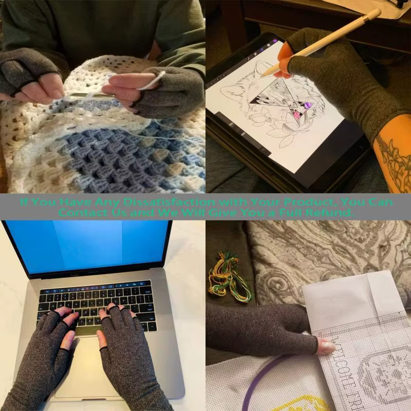 Gants de Compression pour l'arthrite, soutien du poignet, soulagement des douleurs articulaires, att