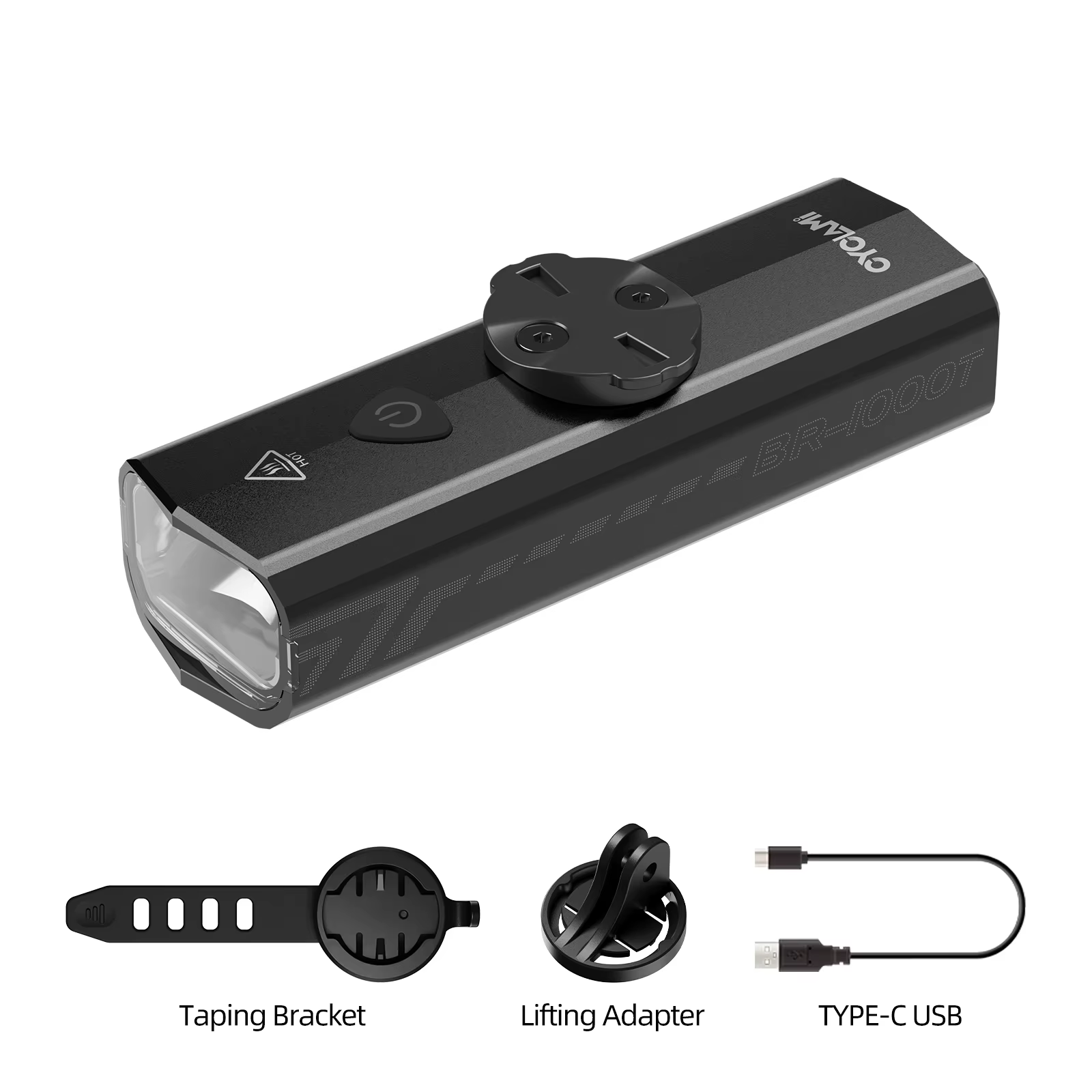 CYCLAMI phare 1000LM vélo lumière étanche Rechargeable avant lampe vélo lumière aluminium ultraléger