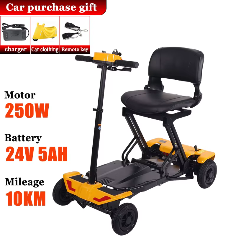 Véhicule électrique de loisirs pour personnes âgées, pliable et automatique, pour les déplacements, 